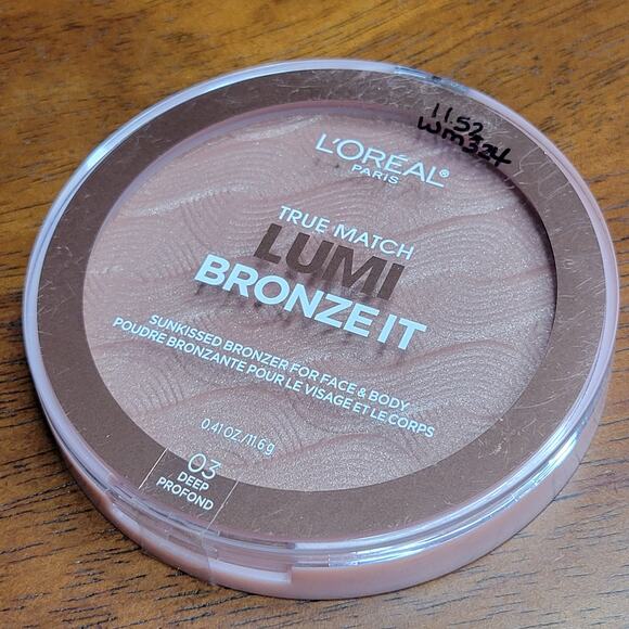 L'Oréal True Match LUMI Bronze It Sunkissed Bronzer for Face Body 03 DEEP✨️NEW✨️ - Picture 1 of 6